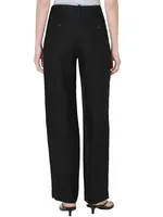 Vince Tie Front Pull On Pant Black