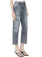 MOTHER Denim The Private Zip Pocket Ankle Shadow Dancing