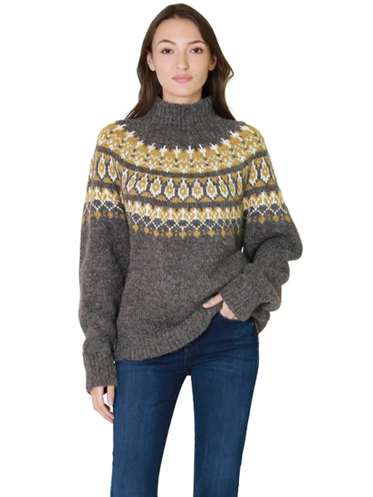 Evoluxxy Moon Svea Sweater Brown Pike and Rose