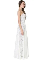 INA Elsie Lace Dress White