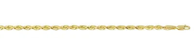 10K Yellow Gold 3.8mm Rope Chain with Lobster Clasp