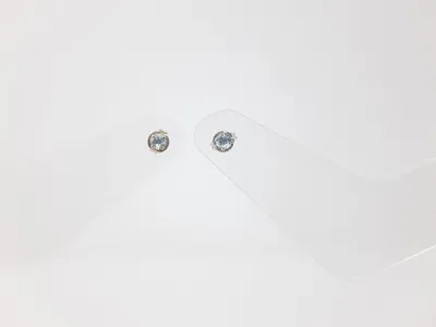 Blue Topaz Stud Earrings