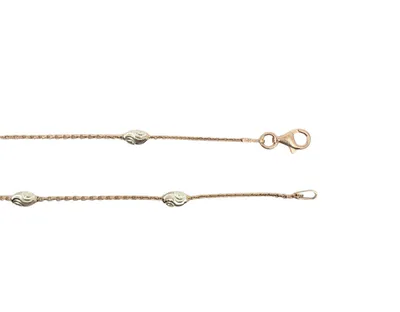 925 Rose Gold Plated Silver Bracelet - 7 Inches