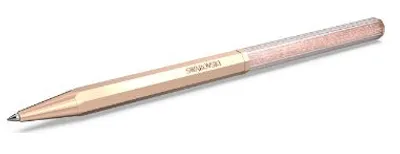 Swarovski Crystalline ballpoint pen, Octagon shape, Rose gold tone, Rose gold-tone plated - 5654065