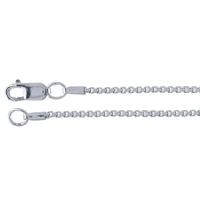 Sterling Silver Box Chain 1.5mm 20"