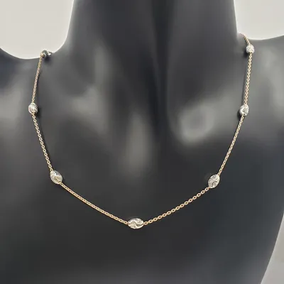 Rose Gold Plated Sterling Silver Chain 24"