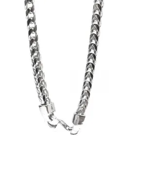925 Sterling Silver 3.8mm Rhodium Plated Franco Chain