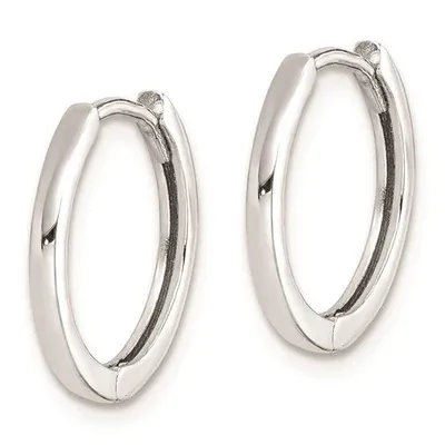 TRACKING - 925 Sterling Silver Huggie Earrings