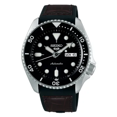 SEIKO 5 Sports Specialist Stainless Steel/Leather/Silicone Watch SRPD55K2