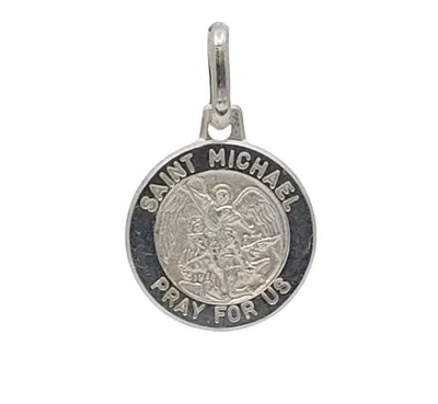 St. Michael Sterling Silver Charm