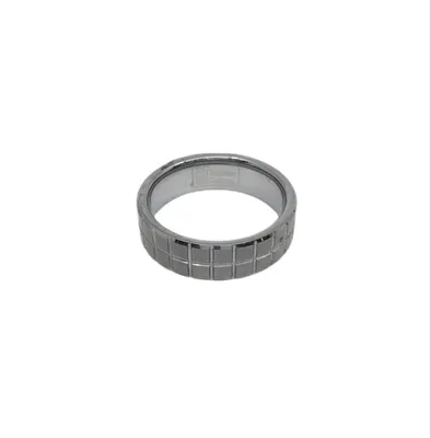 Tungsten Checker Design LIMITED EDITION Ring - Size 10