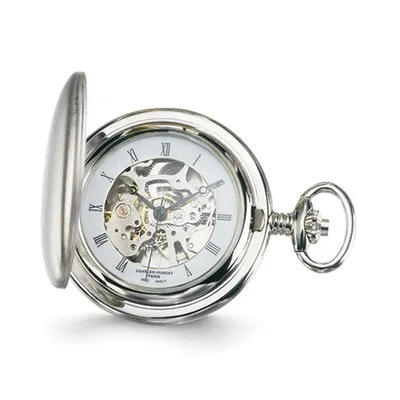 Silver Engravable Pocket Watch