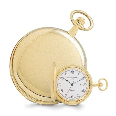 Gold Engravable Pocket Watch