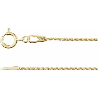 10K Gold Wheat Chain with Spring Clasp