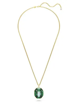 Swarovski Chroma pendant Mixed cuts, Large, Multicoloured, Gold-tone plated - 5651293