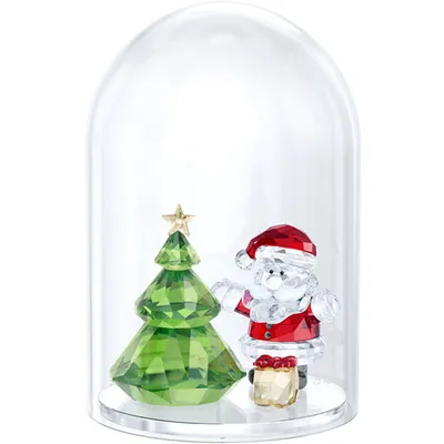 Swarovski Bell Jar - Christmas Tree & Santa 5403170 - Core