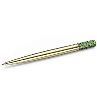 5618145 Lucent Ball Point Pen Gold with Green Crystals - Limited Edition