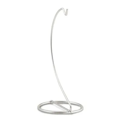 9" Silver Tone Stand Ornament Hanger