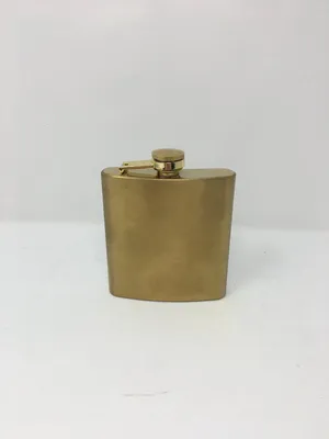 Gold Colored Flask