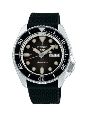 Seiko 5 Sports Suits Stainless Steel & Silicone-Strap Watch SRPD73K2F