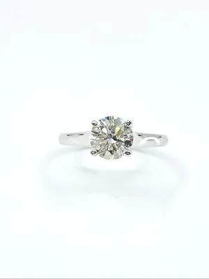 1.50 Carat Lab Grown Diamond Engagement Ring