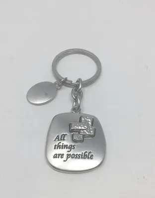 All Things are Possible Key Chain