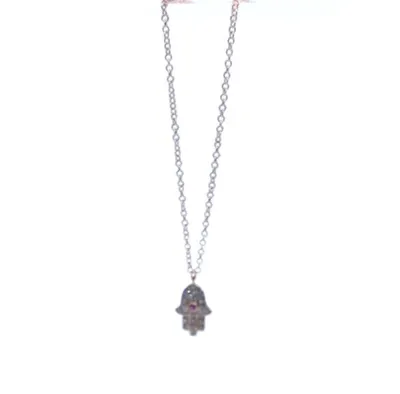 Rose Gold Diamond Hamsa Pendant