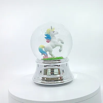 Unicorn Water Globe
