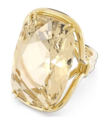 Swarovski Harmonia Cocktail Ring, Oversized Crystal, Gold-tone Plated 5642340