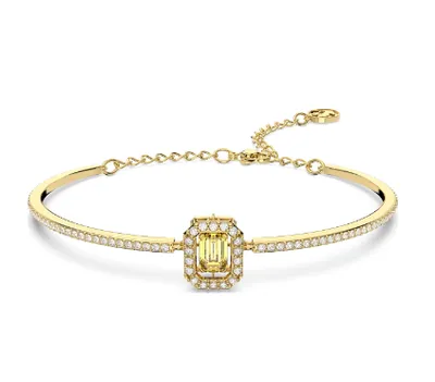 Swarovski Millenia Bangle, Octagon Cut, Yellow, Gold-tone Plated 5638488