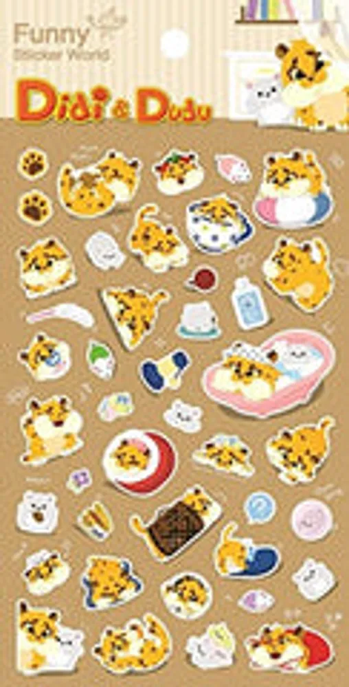 Funny Sticker World: DiDi & DuDu Cheetah