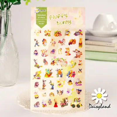 Daisyland Sticker: Fluffy Bunny