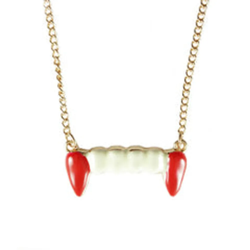 Vampire Fangs Necklace