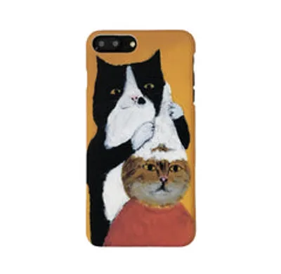 Cat Barber Shop (Orange) Phone Case