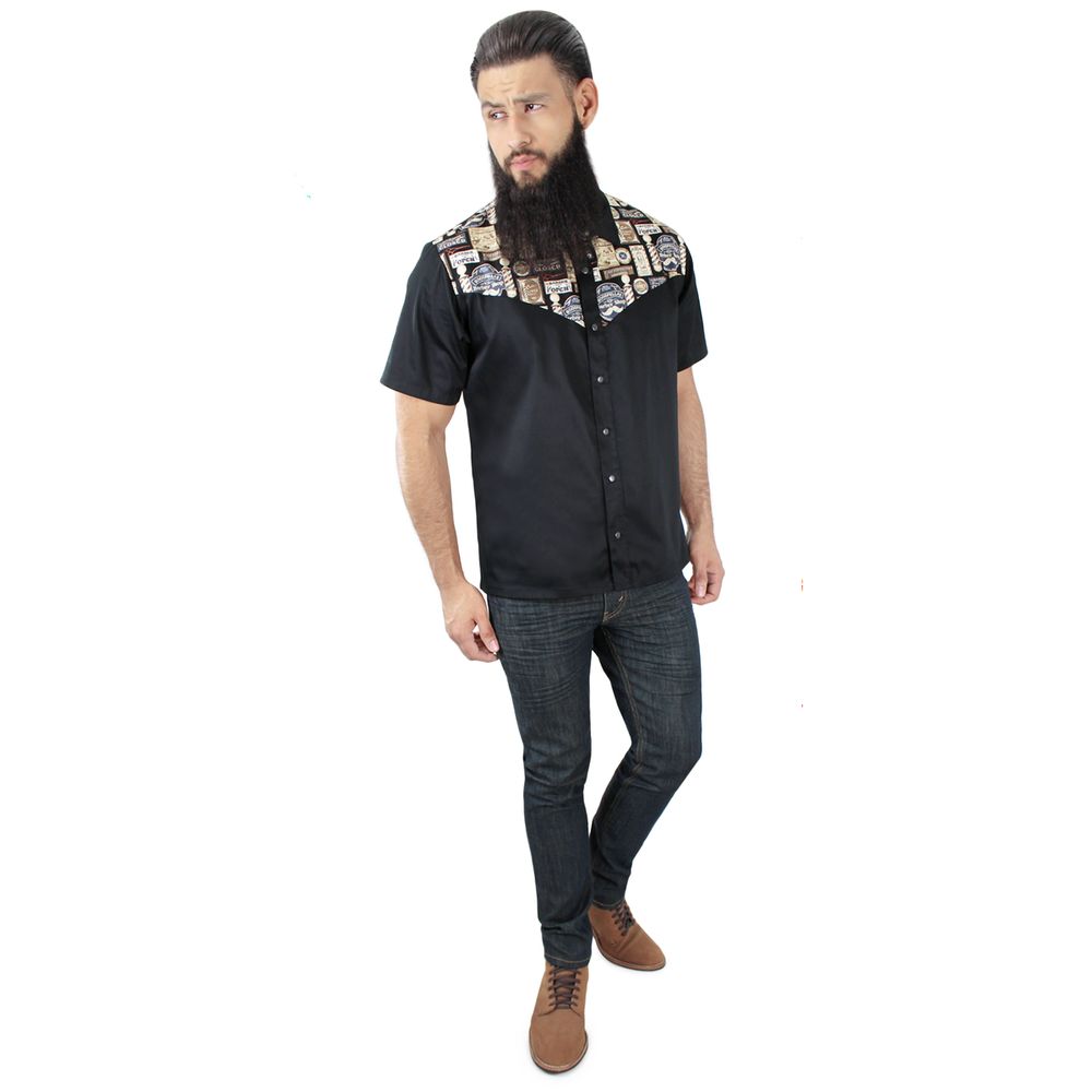 Men's Goodfellas Barbershop Western Top