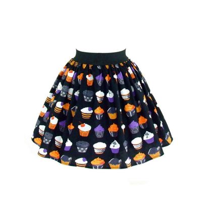 "Lindy" Gothic Cupcakes Skirt