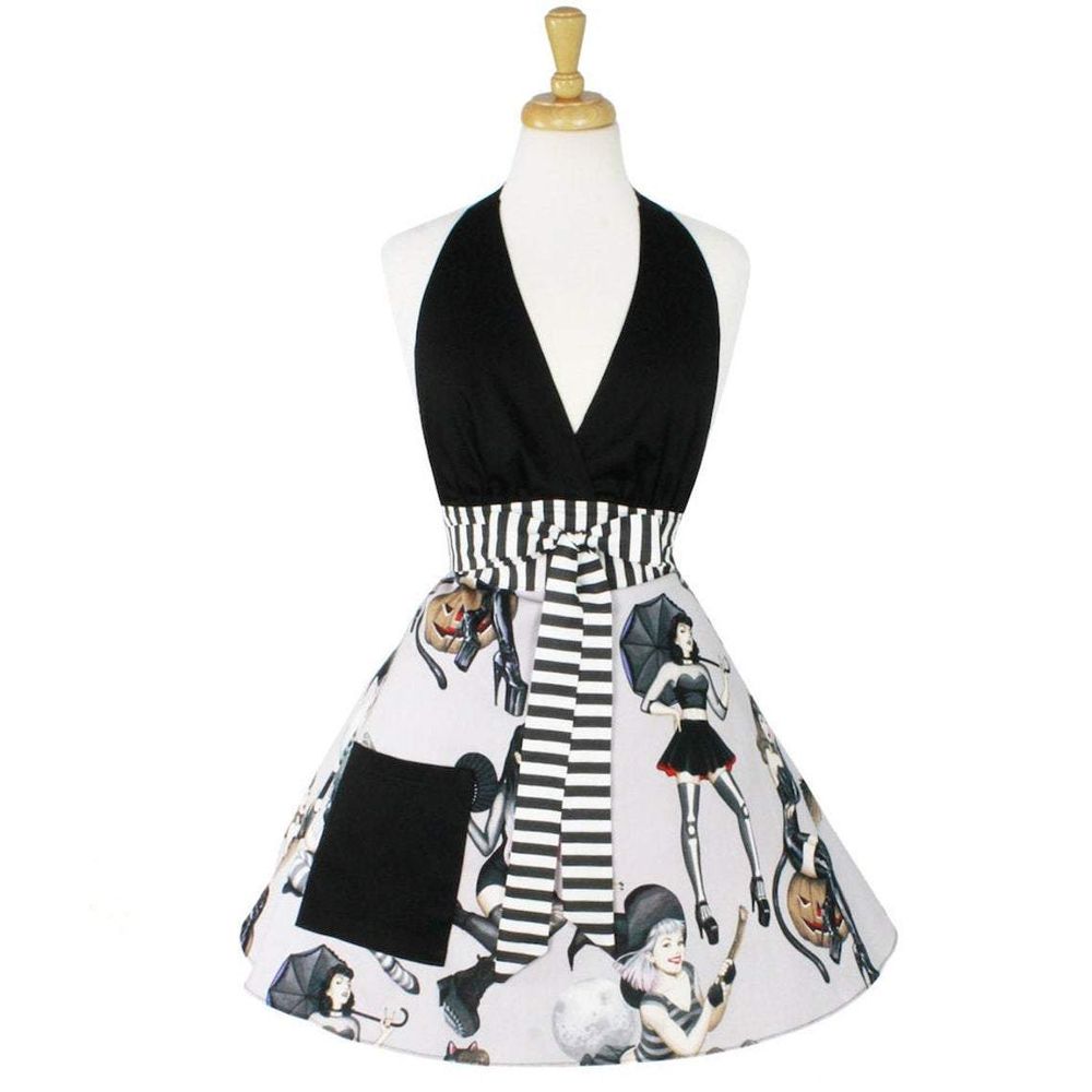 Gothic Pin Up Apron