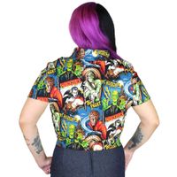 Hollywood Monsters Horror Knot Top
