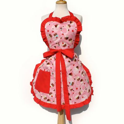 "Whisked Away" Cupcakes and Cherries Apron