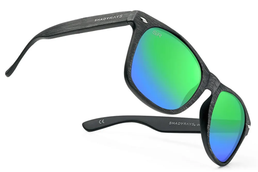 Shady Rays Classic Timber - Black Emerald Polarized