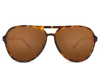 Aviator Crossover  - Amber Tortoise Polarized