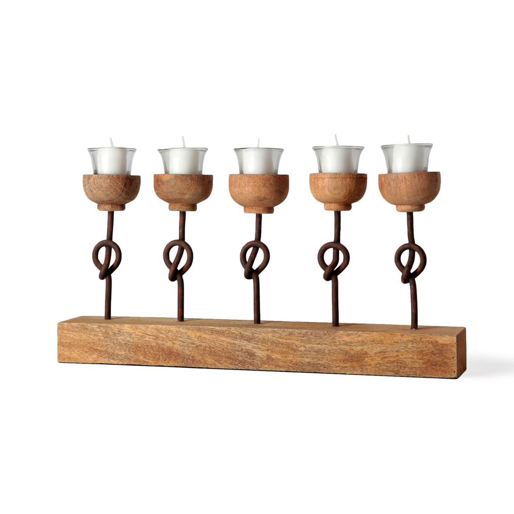 Knotwood Candle Holder