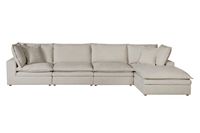 Mitzi Cloud Modular Sectional Pc Set Ivory