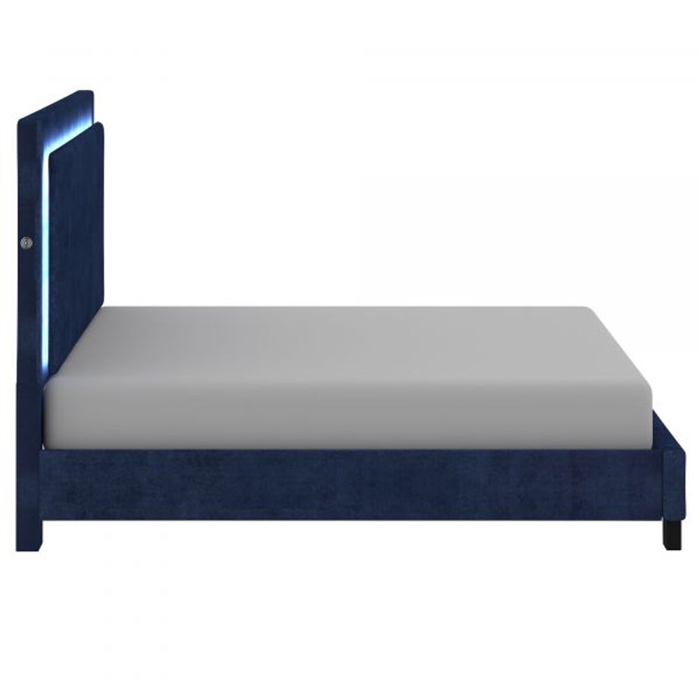 Lumina 78" King Platform Bed with Light in