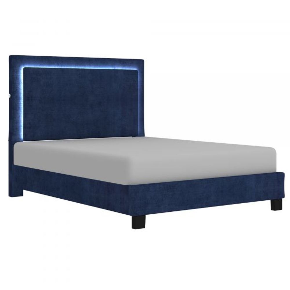 Lumina 60" Queen Platform Bed with Light in