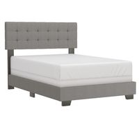 Exton 54" Double Bed in Light Grey