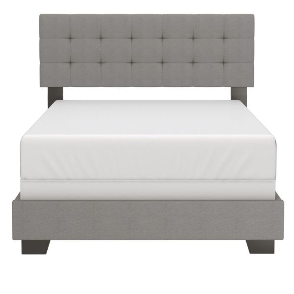 Exton 54" Double Bed in Light Grey