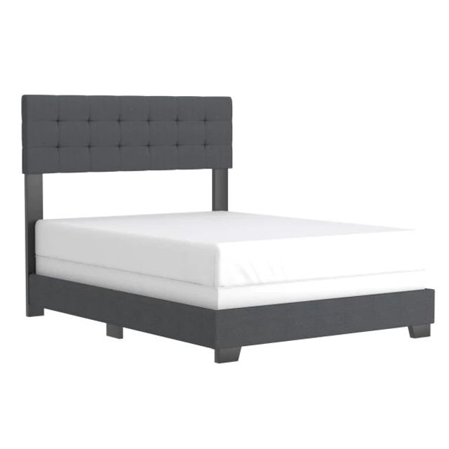 Exton 60" Queen Bed in Charcoal