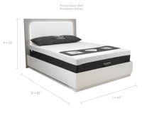 Patricia King Bed With Lift Up Storage - Two Tone