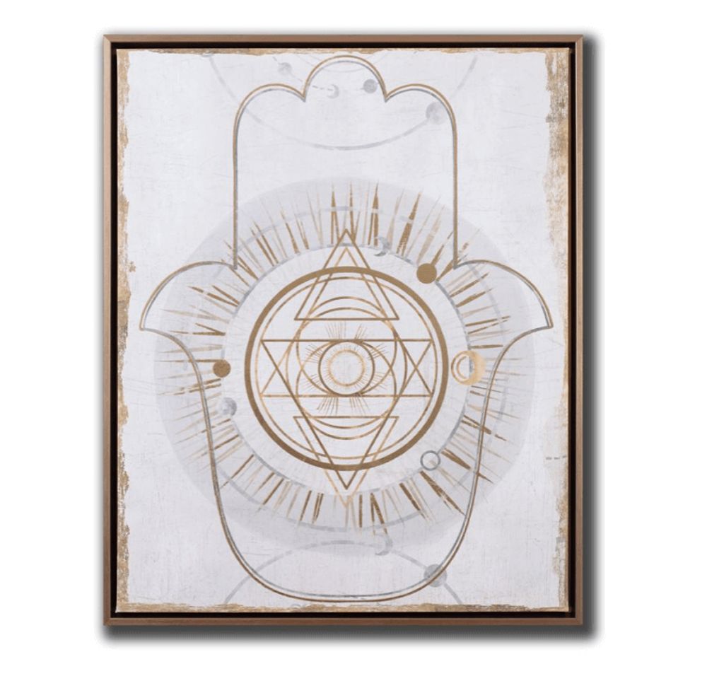 Gold Hamsa I Painting AFF312